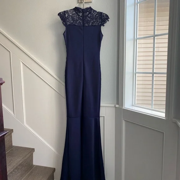 Club L London navy Maxi dress - Picture 5 of 5